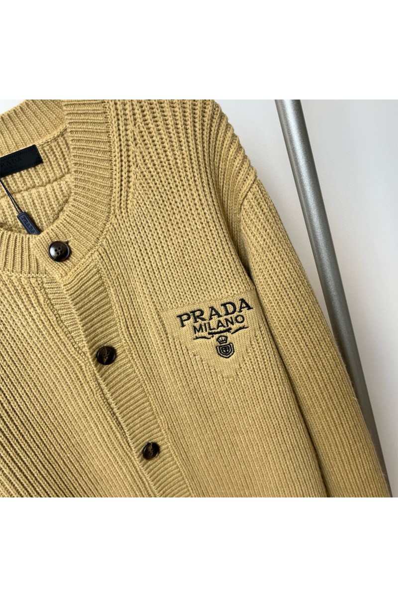 Prada, Men's Pullover, Camel