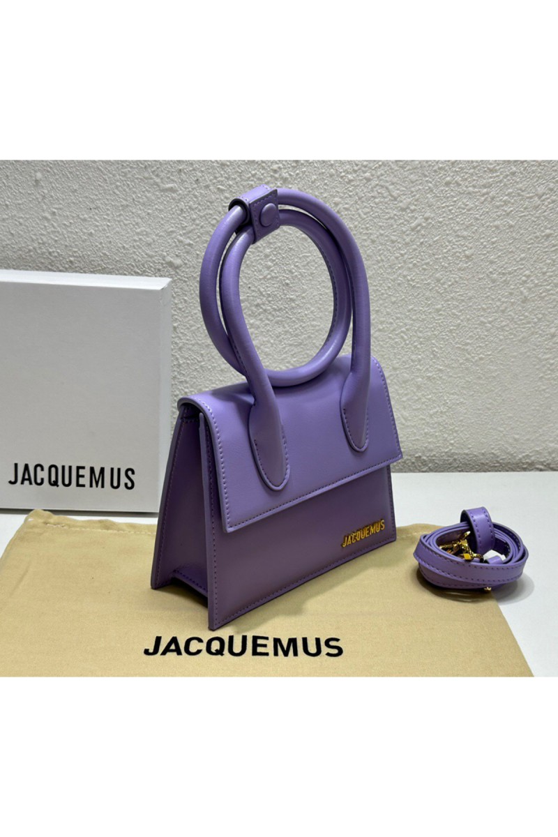 Jacquemus, Le Chiquito, Women's Bag, Purple