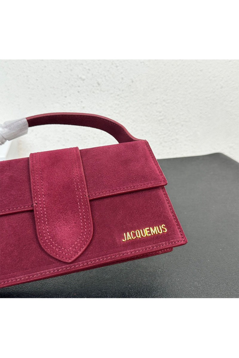 Jacquemus, Le Bambino, Women's Bag, Burgundy