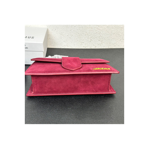 Jacquemus, Le Bambino, Women's Bag, Burgundy