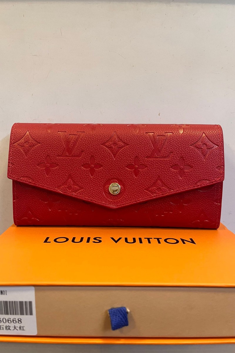 Louis Vuitton, Women's Wallet, Red