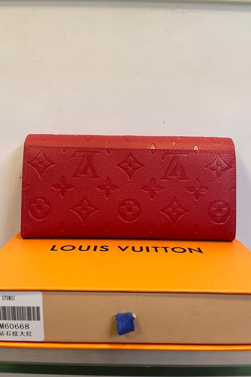 Louis Vuitton, Women's Wallet, Red