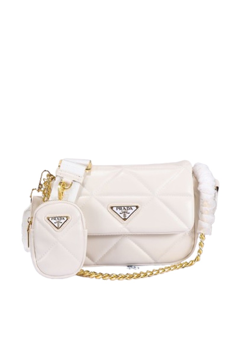 Prada, Women's Bag, White