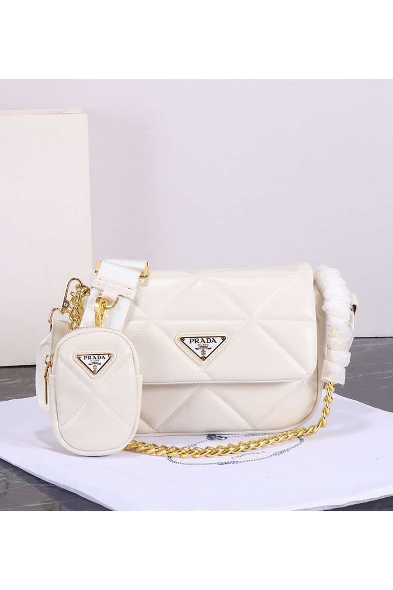 Prada, Women's Bag, White