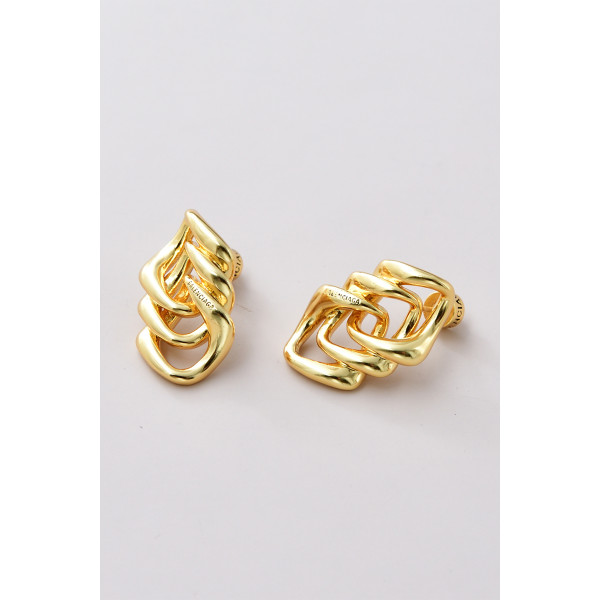Balenciaga, Women's Earring, Gold