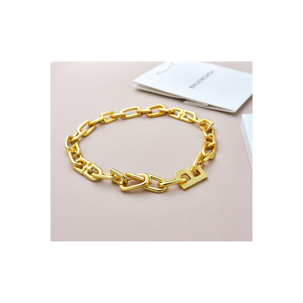 Balenciaga, Women's Necklace, Gold