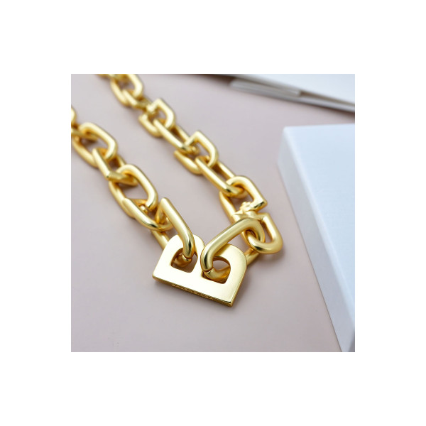 Balenciaga, Women's Necklace, Gold