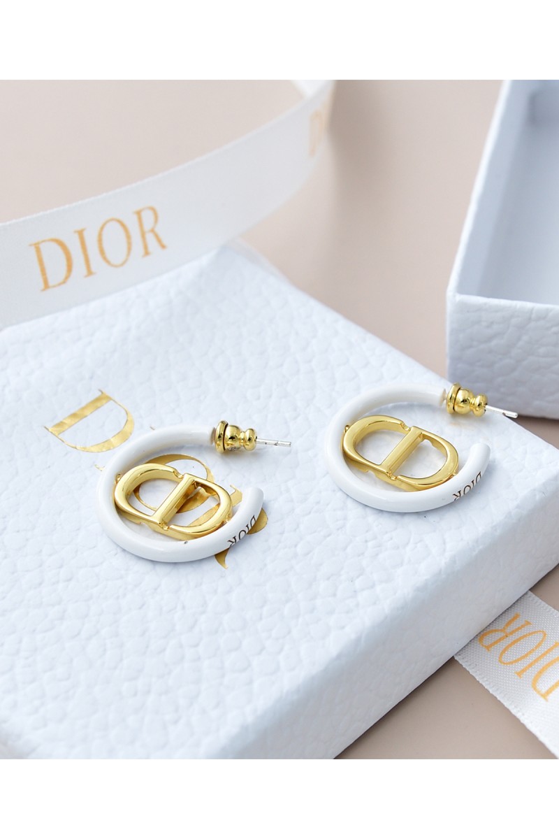 Christian Dior, Women's Earring, White