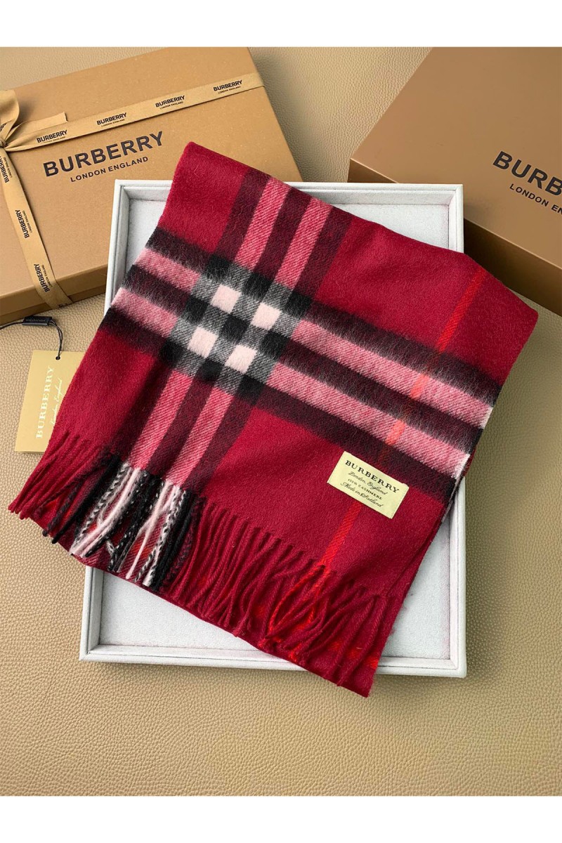 Burberry, Women's Scarve, Red