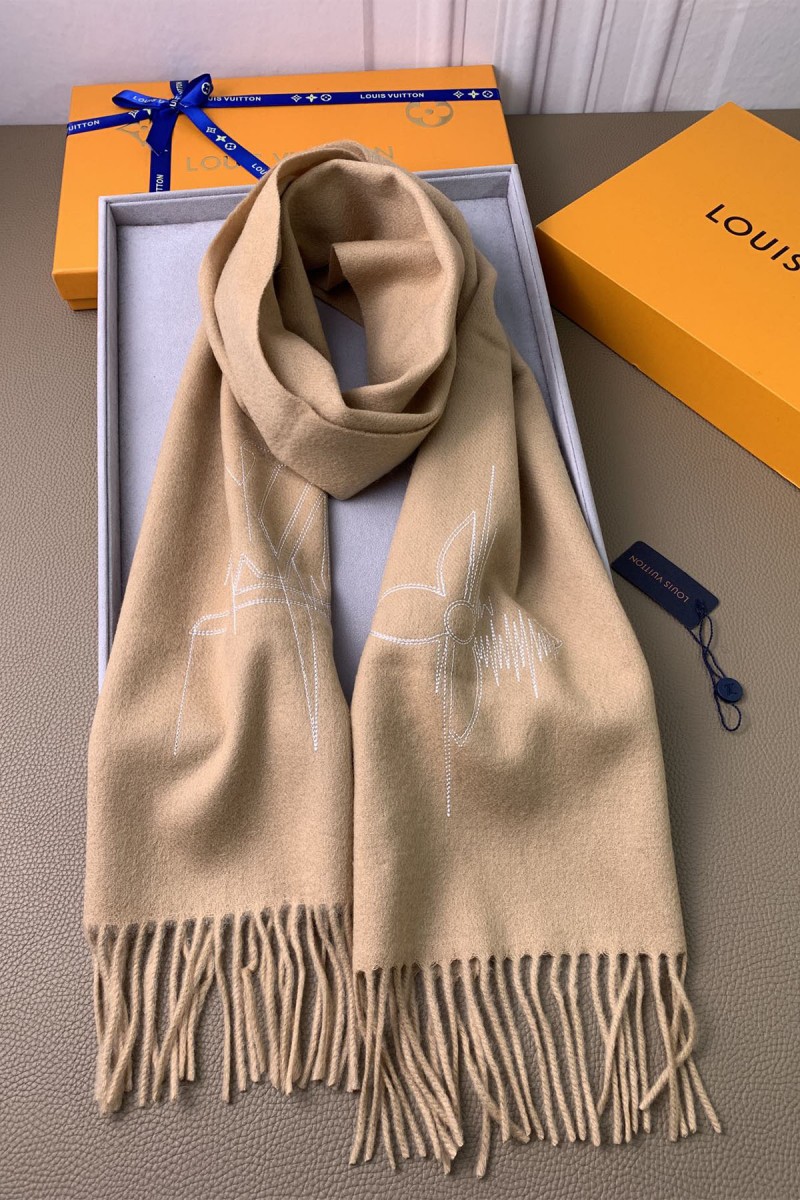 Louis Vuitton, Women's Scarve, Camel