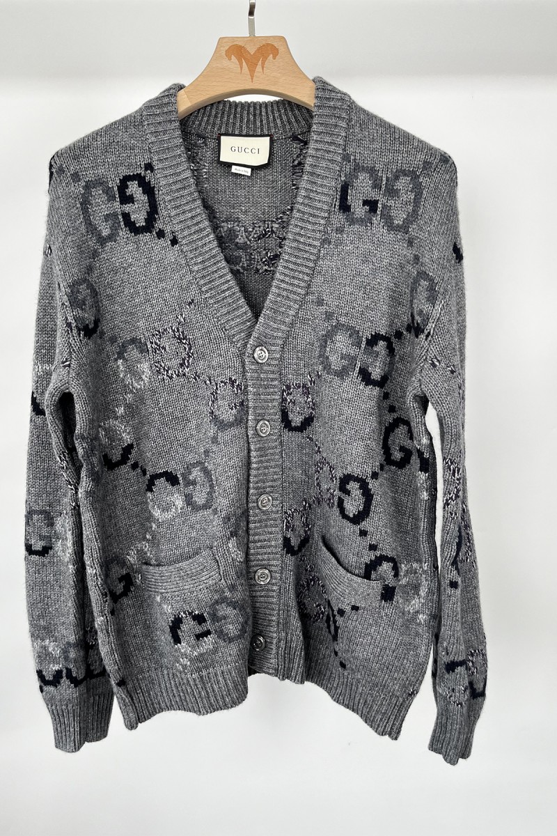 Gucci, Men's Pullover, Grey