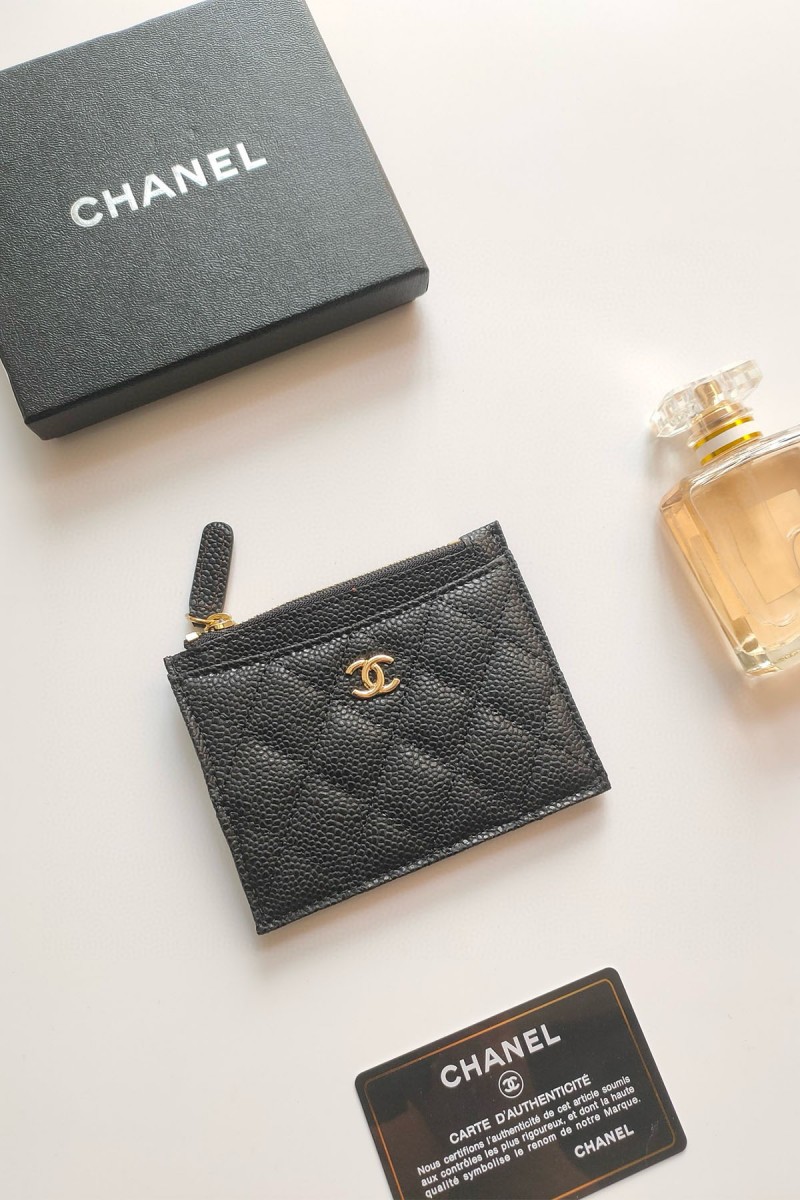 Chanel, Women's Card Holder, Black