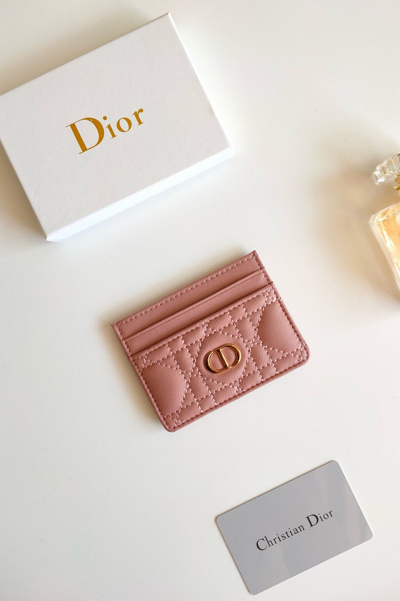 Christian Dior, Women's Card Holder, Pink