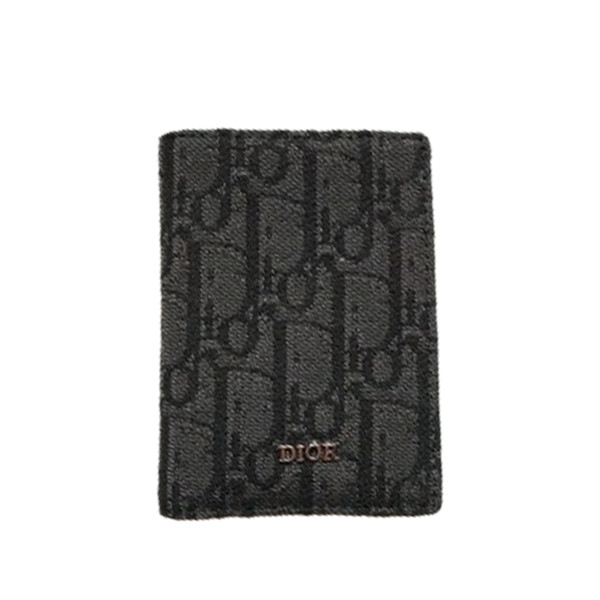 Christian Dior, Unisex Card Holder, Black Christian Dior, Unisex Card Holder, Black