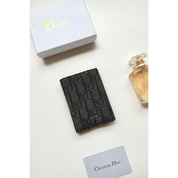 Christian Dior, Unisex Card Holder, Black Christian Dior, Unisex Card Holder, Black