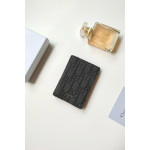 Christian Dior, Unisex Card Holder, Black Christian Dior, Unisex Card Holder, Black