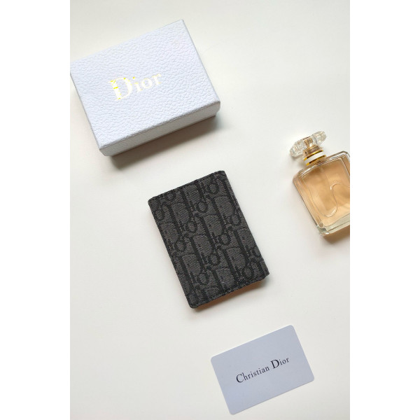 Christian Dior, Unisex Card Holder, Black Christian Dior, Unisex Card Holder, Black