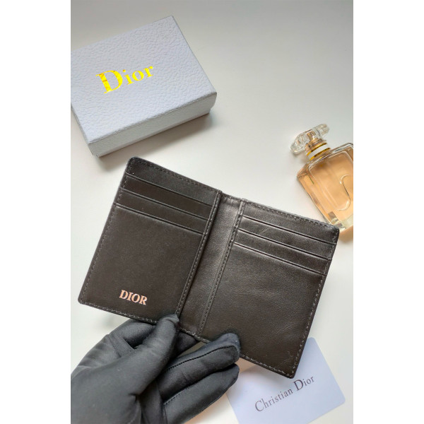 Christian Dior, Unisex Card Holder, Black Christian Dior, Unisex Card Holder, Black