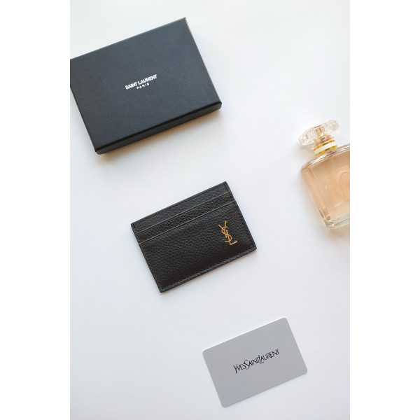 Yves Saint Laurent, Unisex Cardholder, Black