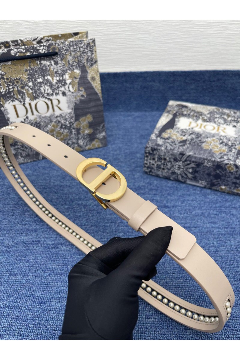 Christian Dior, Women's Belt, Beige