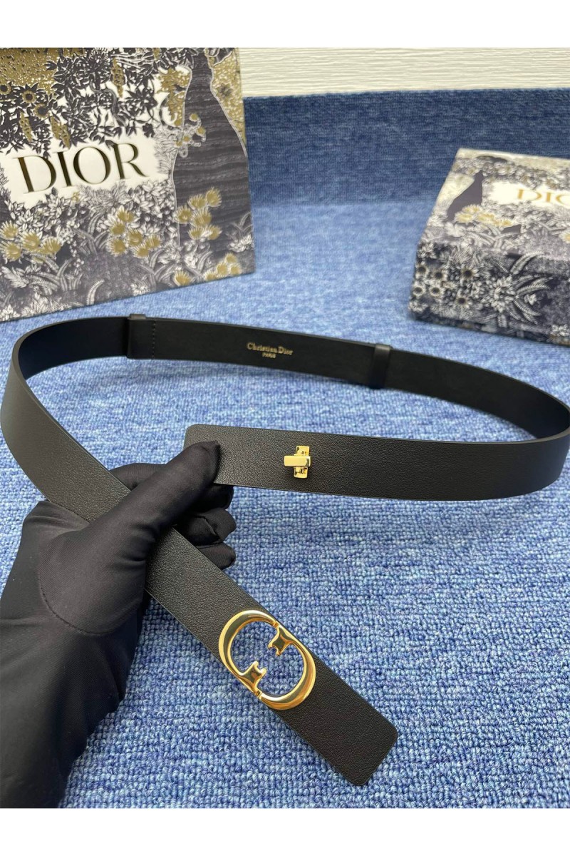 Christian Dior, Women's Belt, Black