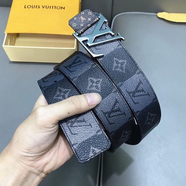 Louis Vuitton, Men's Belt, Navy