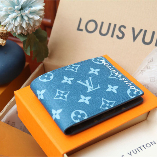Louis Vuitton, Men's Wallet, Blue