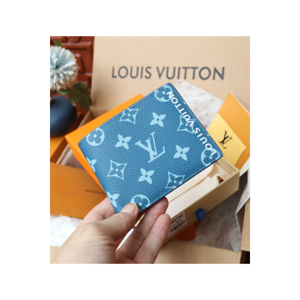 Louis Vuitton, Men's Wallet, Blue
