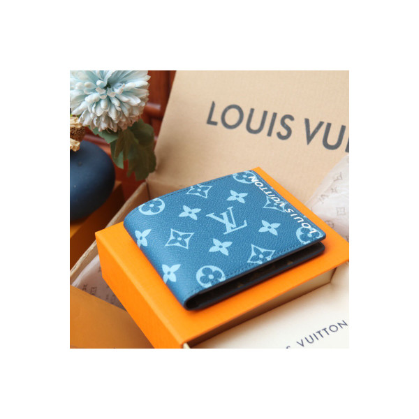 Louis Vuitton, Men's Wallet, Blue