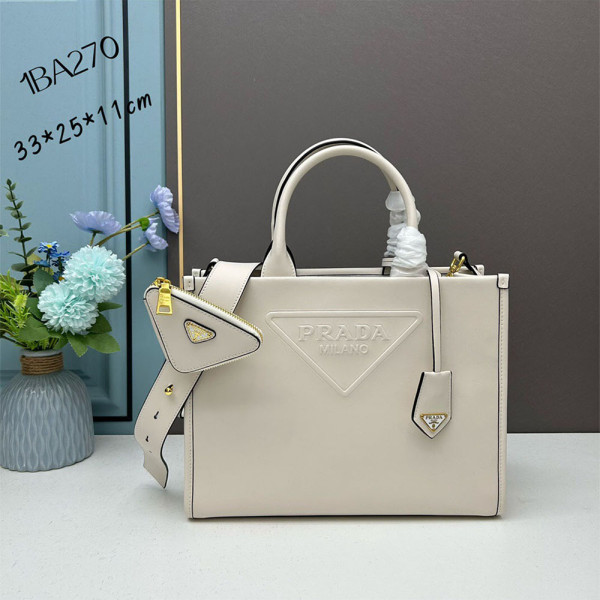 Prada, Women's Bag, White