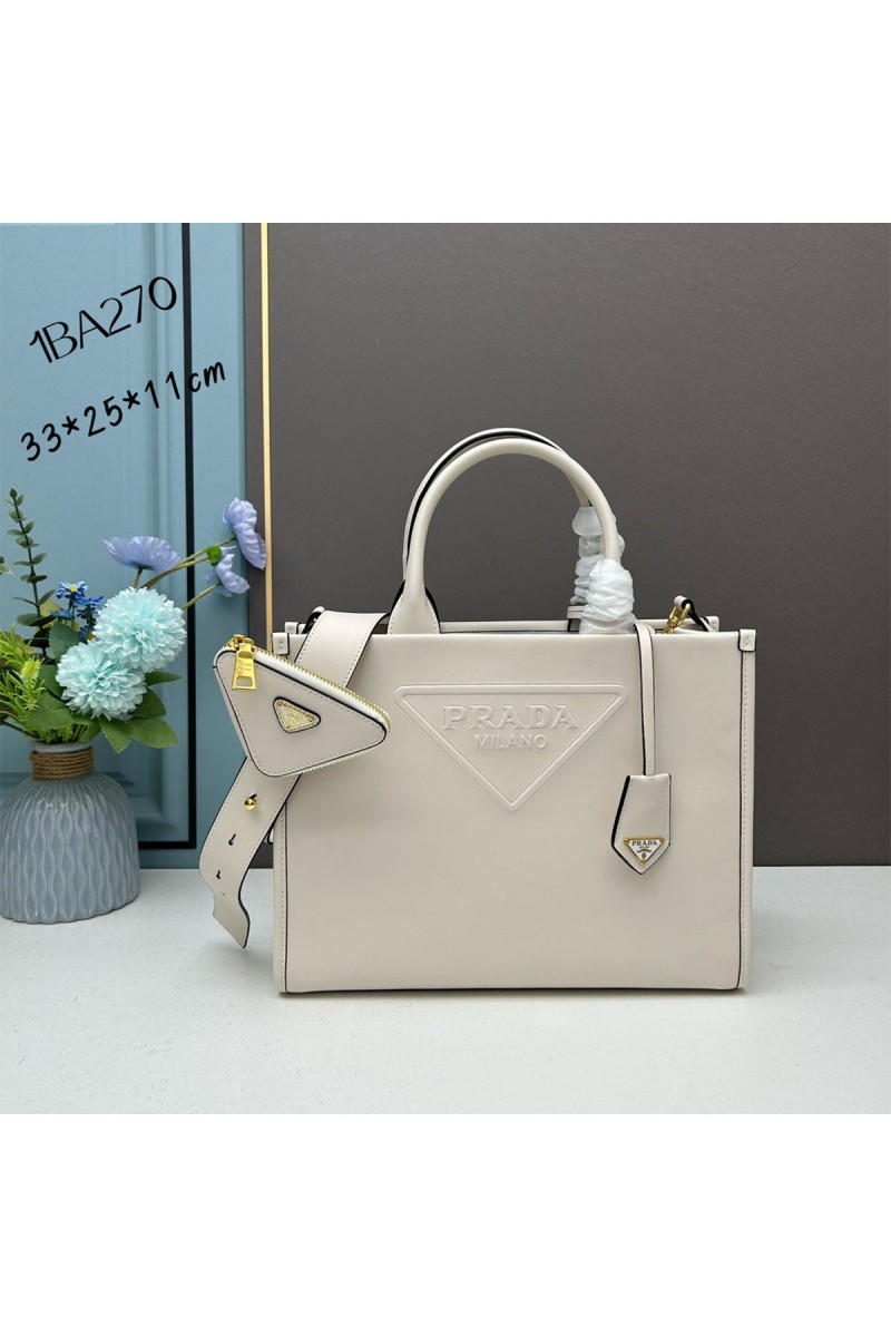 Prada, Women's Bag, White