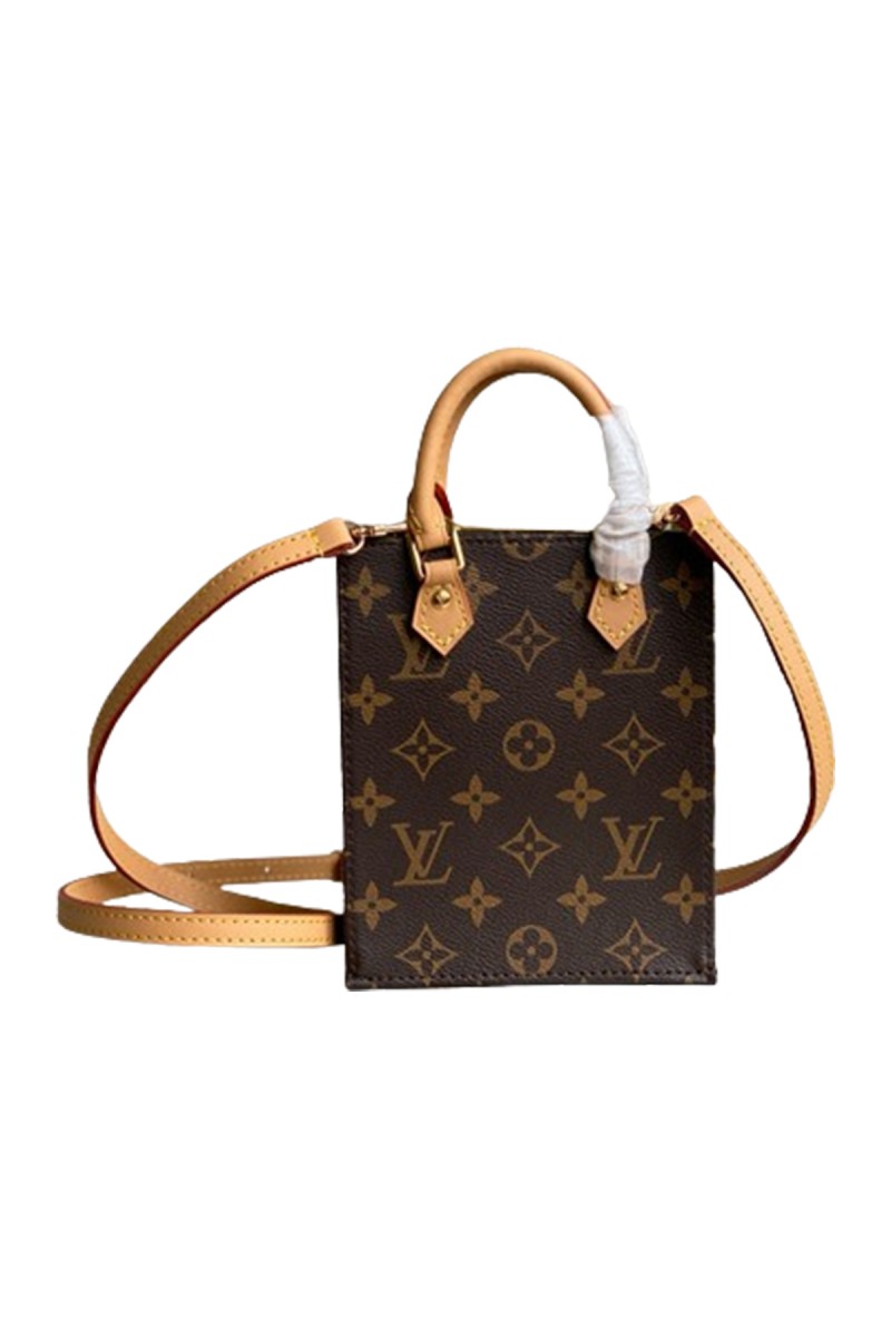 Louis Vuitton, Petit Sac Plat, Women's Bag, Brown