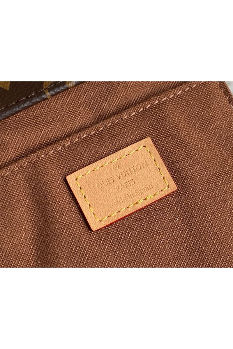 Louis Vuitton, Petit Sac Plat, Women's Bag, Brown