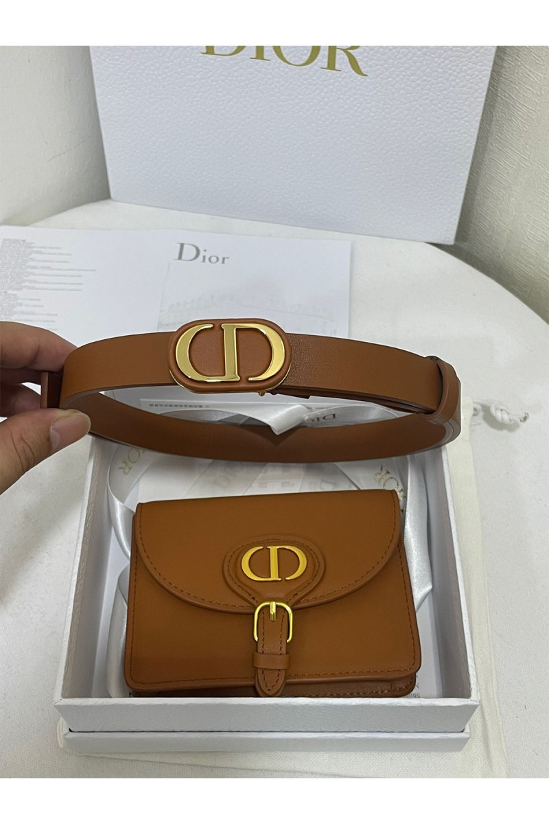 Christian Dior, Women's Belt, Brown