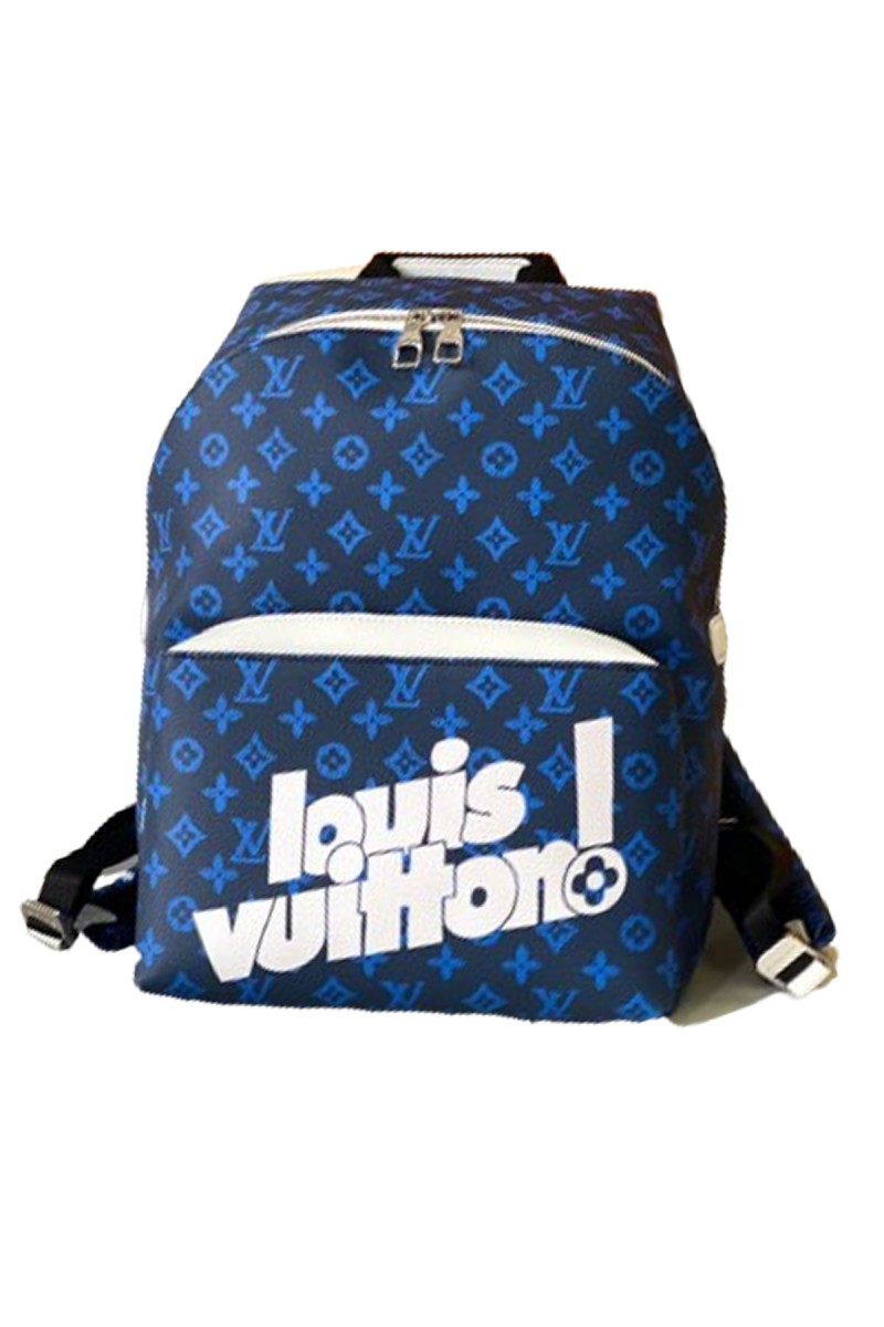 Louis Vuitton, Men's Backpack, Blue