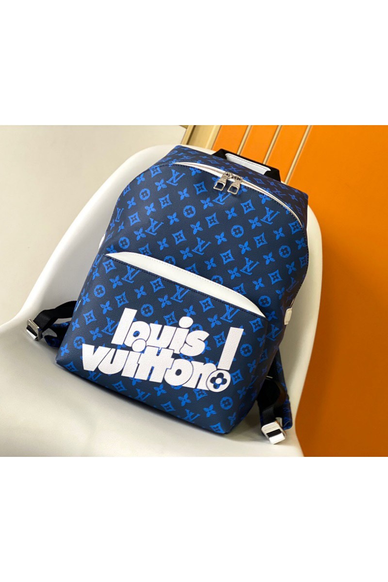 Louis Vuitton, Men's Backpack, Blue