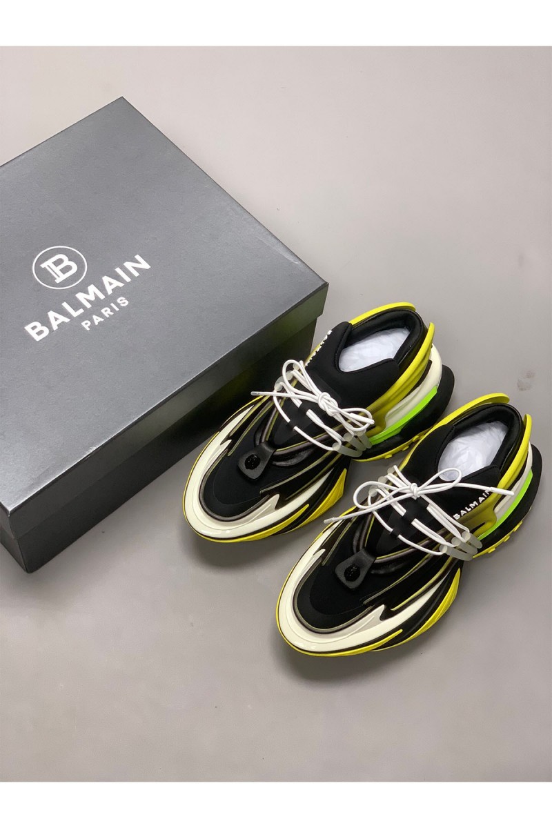 Balmain, Men's Sneaker, Yellow