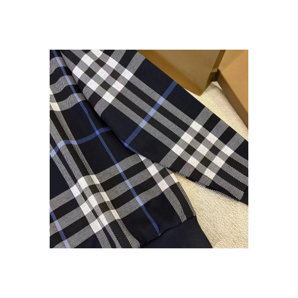 Burberry, Men's Hoodie, Blue