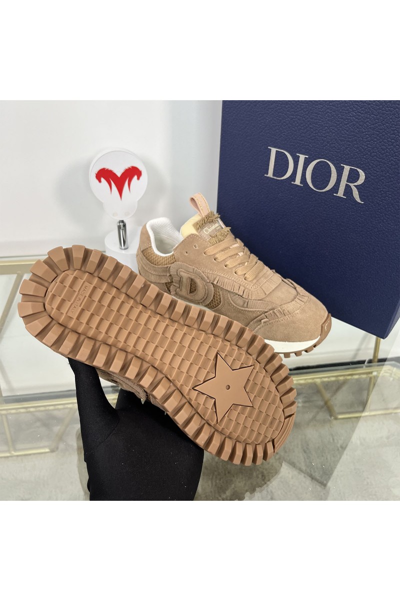 Christian Dior, Women's Sneaker, Brown