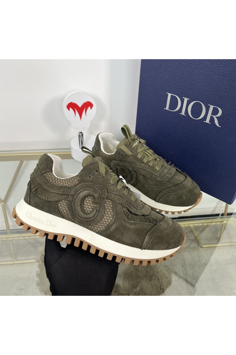 Christian Dior, Women's Sneaker, Khaki