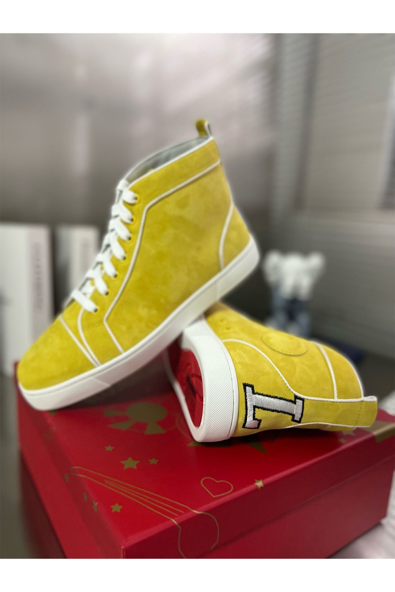 Christian Louboutin, Men's Sneaker, Yellow