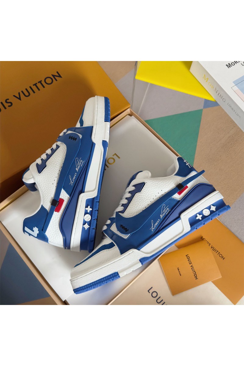 Louis Vuitton x Nike, Men's Sneaker, Blue