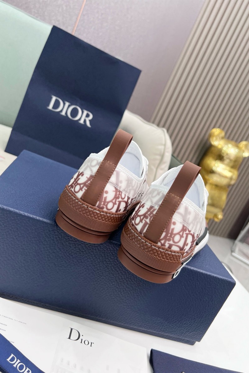 Christian Dior, B23, Men's Sneaker, Brown