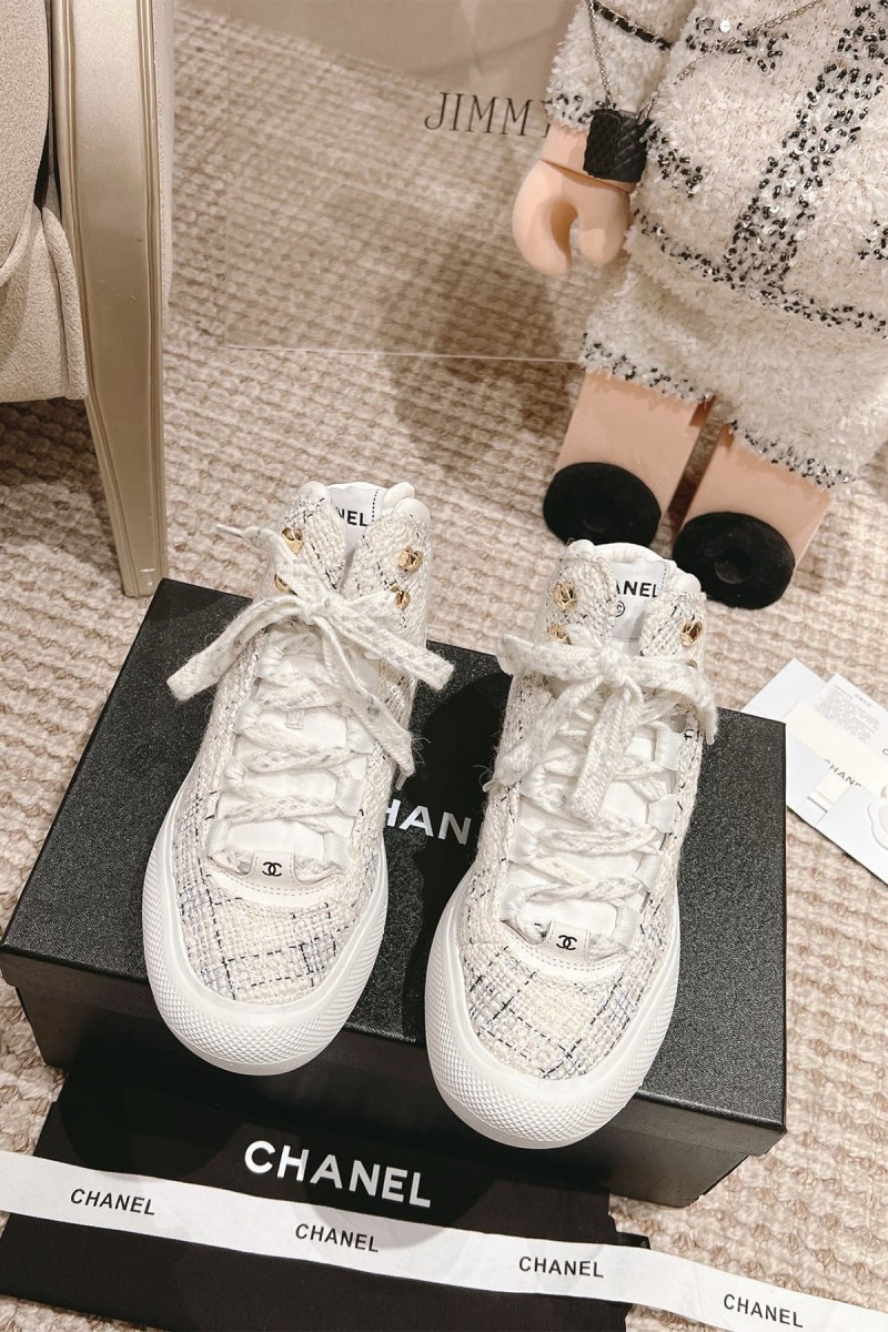 Chanel, Women's Sneaker, Beige