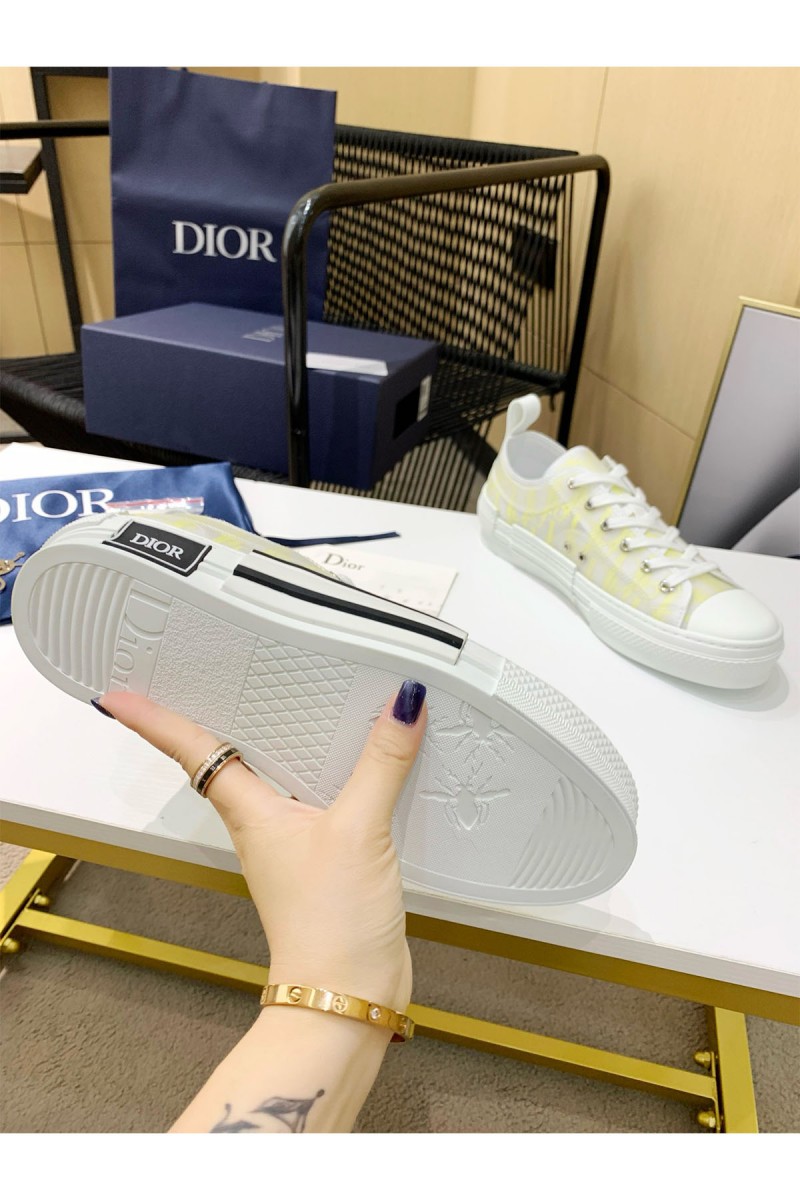Christian Dior, B23, Women's Sneaker, Yellow