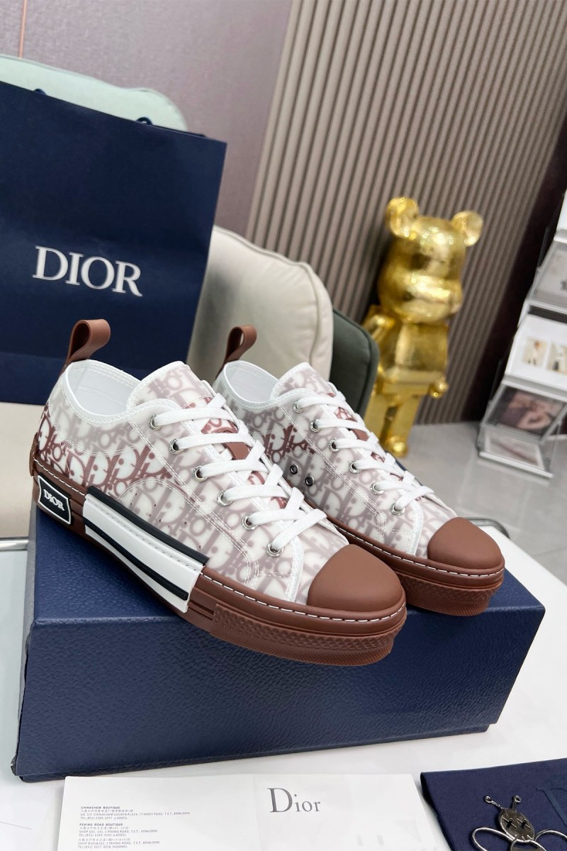Christian Dior, B23, Women's Sneaker, Brown