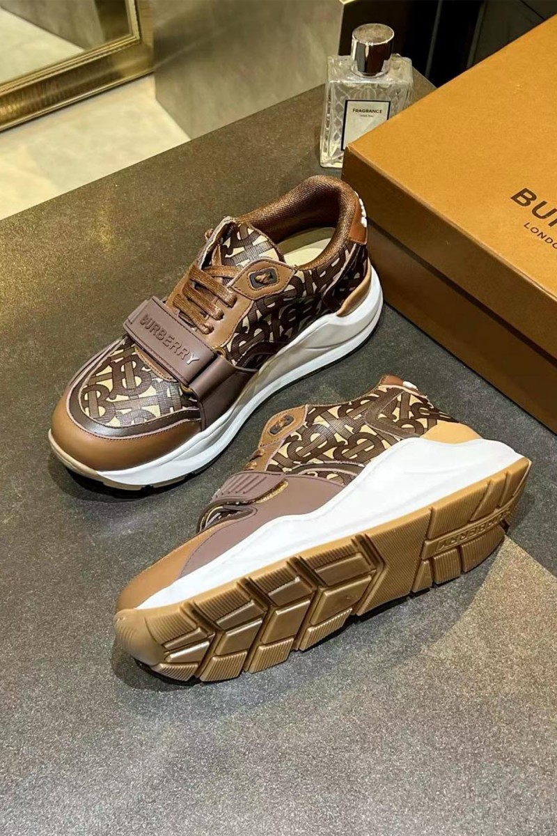 Burberry, Men's Sneaker, Brown
