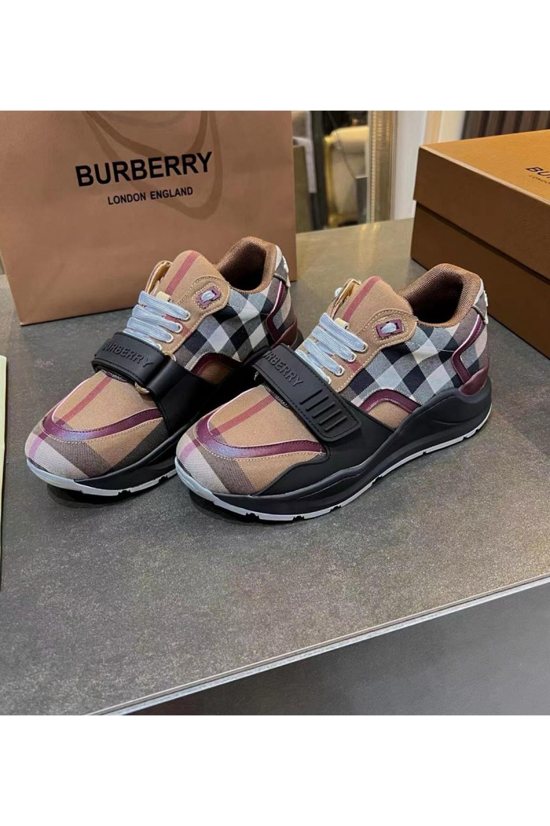Burberry, Men's Sneaker, Brown