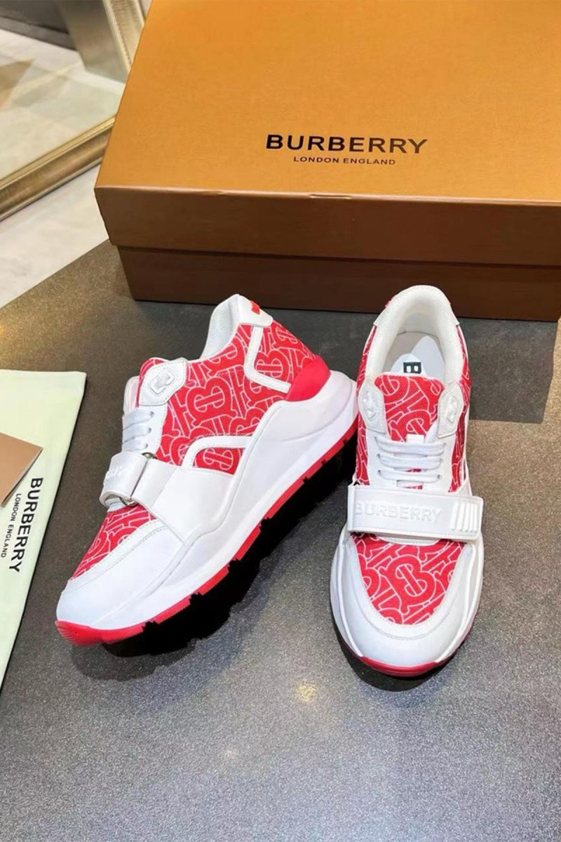 Burberry, Men's Sneaker, Red