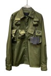 Prada, Men's Shirt, Khaki